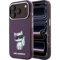 Custodia MagSafe per Apple iPhone 18 Pro / 17 Pro, Karl Lagerfeld, HC IML Choupette Body Sketch Print, Vinaccia