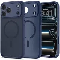 Custodia MagSafe per Apple iPhone 18 Pro / 17 Pro, Spigen, Ultra Hybrid, Blu Navy Satinato ACS11931