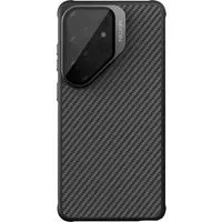 Custodia MagSafe per Samsung Galaxy S26 Ultra S948, Nillkin, CarboProp con copertura obiettivo nera trasparente, Nera