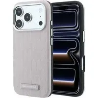 Custodia MagSafe per Apple iPhone 18 Pro Max / 17 Pro Max, Karl Lagerfeld, Logo in resina monocromatica granulata, Rosa