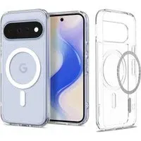 Custodia MagSafe per Google Pixel 11, Spigen, Ultra Hybrid, Trasparente Bianca ACS11441