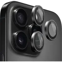Pellicola protettiva per fotocamera posteriore Blueo Metal Frame per Apple iPhone 14 Pro Max / 14 Pro, vetro temperato, nero