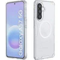 Custodia MagSafe per Samsung Galaxy A57 5G, Nillkin, Nature Pro, Bianca
