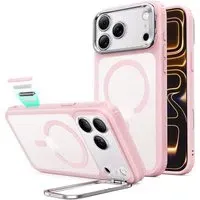 Custodia MagSafe per Apple iPhone 18 Pro Max / 17 Pro Max, ESR, Classic Hybrid Kickstand, Rosa Satinata