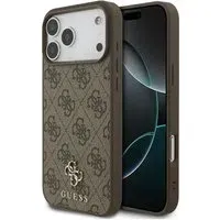 Custodia MagSafe per Apple iPhone 18 Pro Max / 17 Pro Max, Guess, 4G Small and Classic, Marrone