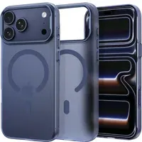 Custodia MagSafe per Apple iPhone 18 Pro / 17 Pro, Tech-Protect, MagZero, Blu Opaco