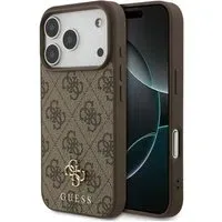 Custodia MagSafe per Apple iPhone 18 Pro / 17 Pro, Guess, 4G Small and Classic, Marrone