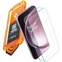Pellicola protettiva per schermo Spigen GlastR AlignMaster S per OnePlus 15, Vetro temperato, Full Glue, Set 2 pezzi AGL11333