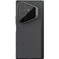 Custodia MagSafe per Samsung Galaxy Z Fold8 Ultra F976, Nillkin, CarboProp con copertura obiettivo nera trasparente, Nera