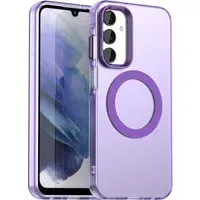 Custodia MagSafe per Samsung Galaxy A25 A256, Techsuit, CandyCase, Viola