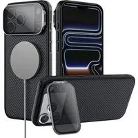Custodia MagSafe per Apple iPhone 18 Pro Max / 17 Pro Max, Nillkin, CamShield Prop, Nera