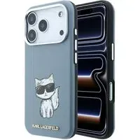 Custodia MagSafe per Apple iPhone 18 Pro / 17 Pro, Karl Lagerfeld, Choupette Sketch, Bleu