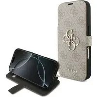 Custodia per Apple iPhone 18 Pro Max / 17 Pro Max, Guess, Logo Metallico 4G, Rosa
