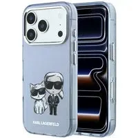 Custodia MagSafe per Apple iPhone 18 Pro Max / 17 Pro Max, Karl Lagerfeld, IML KC Bodies Sketch Print, Blu