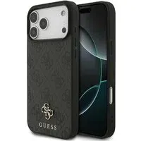 Custodia MagSafe per Apple iPhone 18 Pro Max / 17 Pro Max, Guess, 4G Small and Classic, Nera