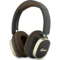 Auricolare Bluetooth Guess Rectangle Metal Script, A2DP, Marrone