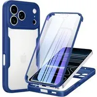Custodia per Apple iPhone 18 Pro / 17 Pro, Techsuit, ColorVerse 360, Blu