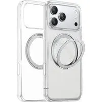 Custodia MagSafe per Apple iPhone 18 Pro / 17 Pro, Torras, Ostand O1 Guardian, Trasparente