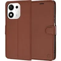 Custodia per Honor 600 Smart, Techsuit, Leather Folio, Marrone