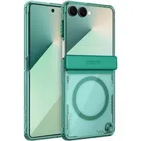 Custodia MagSafe per Samsung Galaxy Z Flip7 F766, Nillkin, Iceblade, Verde