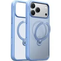 Custodia MagSafe per Apple iPhone 18 Pro / 17 Pro, Torras, Ostand Spin, Blu