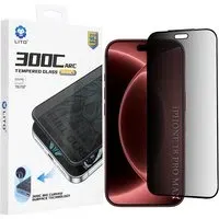 Pellicola protettiva per schermo Privacy Lito D+ Max 300C per Apple iPhone 18 Pro Max, Vetro temperato, Full Glue