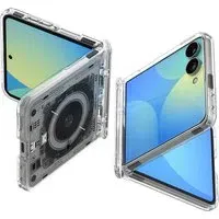 Custodia MagSafe per Samsung Galaxy Z Flip8 F776, Spigen, Ultra Hybrid Pro Neo One, Trasparente ACS11525
