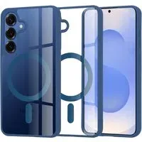 Custodia MagSafe per Samsung Galaxy S25 S931, Techsuit, Pro, Blu