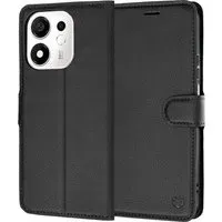 Custodia per Honor 600 Smart, Techsuit, Leather Folio, Nera