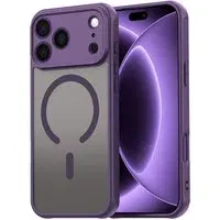 Custodia MagSafe per Apple iPhone 18 Pro / 17 Pro, Techsuit, HaloFrost II, Viola