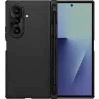 Custodia MagSafe per Samsung Galaxy Z Fold7 F966, Nillkin, Super Frosted Shield con Porta Penna, Nera