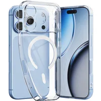Custodia MagSafe per Apple iPhone 18 Pro / 17 Pro, Tech-Protect, Flexair, Trasparente