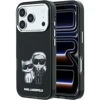 Custodia MagSafe per Apple iPhone 18 Pro Max / 17 Pro Max, Karl Lagerfeld, IML KC Bodies Sketch Print, Nera