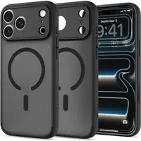 Custodia MagSafe per Apple iPhone 18 Pro Max / 17 Pro Max, Spigen, Ultra Hybrid, Nero Satinato ACS12123