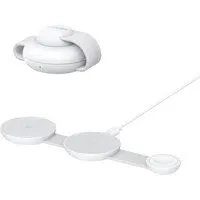 Caricatore Retea Wireless Anker MagGo 3in1, 15W, 1.67A, Bianco B25M8H21