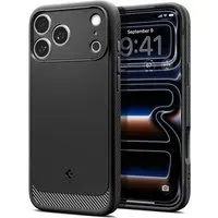 Custodia MagSafe per Apple iPhone 18 Pro Max / 17 Pro Max, Spigen, Rugged Armor, Nero Opaco ACS12109