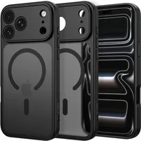 Custodia MagSafe per Apple iPhone 18 Pro / 17 Pro, Tech-Protect, BasicMag, Nero Opaco