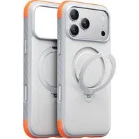 Custodia MagSafe per Apple iPhone 18 Pro Max / 17 Pro Max, Torras, Ostand Q3 Rugged, Bianca