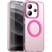 Custodia MagSafe per Xiaomi Redmi Note 14 4G (Standard), Techsuit, CandyCase, Rosa