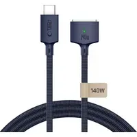 Cavo di Ricarica Tech-Protect MMC01 Ultraboost, USB-C - MagSafe 3, 140W, 3m, Blu Navy