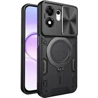 Custodia per Honor 600 Smart, Techsuit, CamGuard Pro, Nera