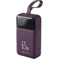 Batteria Esterna Forever Vibe-TB65, 20000mAh, 65W, QC + PD, 2 x USB-A - 2 x USB-C, Vinaccia