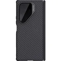 Custodia MagSafe per Samsung Galaxy Z Fold7 F966, Nillkin, CarboProp con copriobiettivo trasparente nero, nera