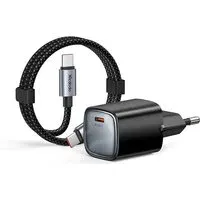 Caricatore da Rete con Cavo USB-C Mcdodo Nano CH-4433, 45W, 3A, 1 x USB-C, Nero