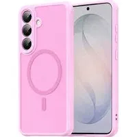 Custodia MagSafe per Samsung Galaxy S26 FE S741, Techsuit, HaloFrost II, Rosa