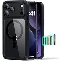 Custodia MagSafe per Apple iPhone 18 Pro / 17 Pro, ESR, Classic Hybrid con Protezione Schermo, Nera Trasparente