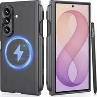Custodia MagSafe per Samsung Galaxy Z Fold8 Ultra F976, Nillkin, Super Frosted Shield con Porta Penna, Nera