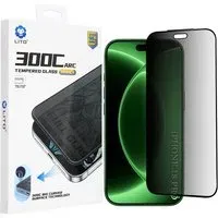 Pellicola protettiva per schermo Privacy Lito D+ Max 300C per Apple iPhone 18 Pro, Vetro temperato, Full Glue