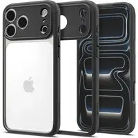 Custodia per Apple iPhone 18 Pro Max / 17 Pro Max, Spigen, Ultra Hybrid, Nero Opaco ACS12117