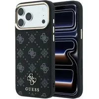Custodia MagSafe per Apple iPhone 18 Pro Max / 17 Pro Max, Guess, Peony 4G Small Logo, Nera